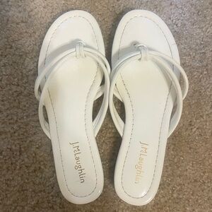 J. McLaughlin White Sandals
